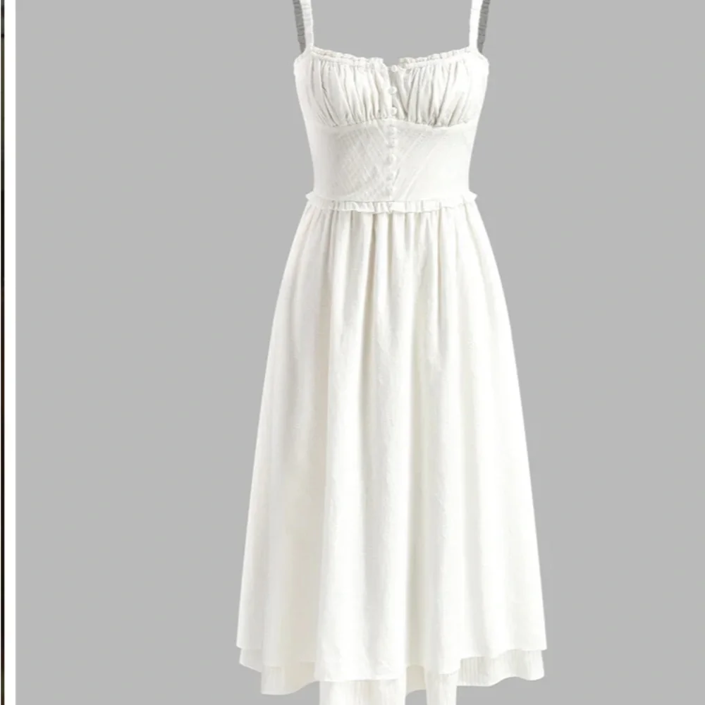 Commense White Midi Dress - Picture 5 of 6